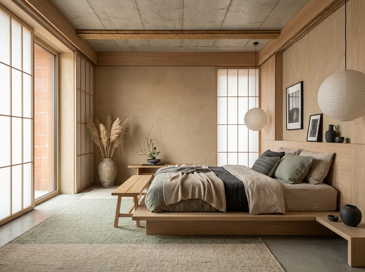 AI-generated japan_bedroom interior design example